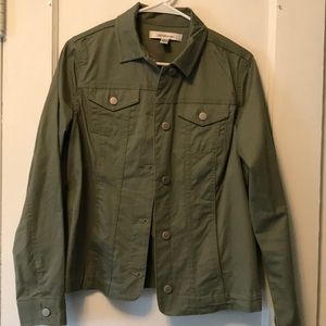 Croft and Barrow Olive Green Jacket